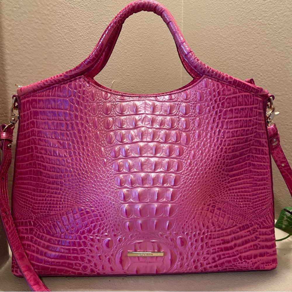Brahmin Elaine Hibiscus Ombre Melbourne bag - Picture 2 of 13